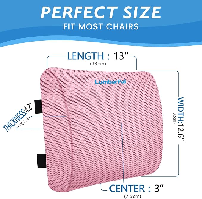 Lumbar Support Pillow for Office Chair Back Support Lumbar Pillow for Car - Image 2