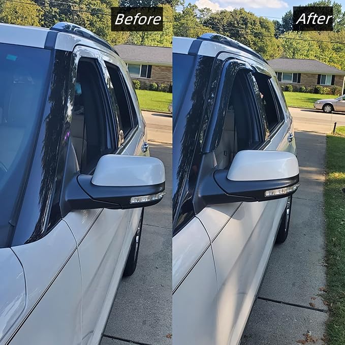 Rainproof Side Window Wind Deflectors - Image 5