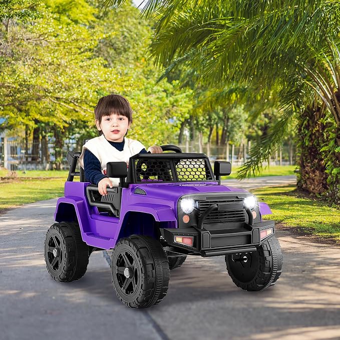 Costzon Ride on Car, 12V Battery Powered Truck Vehicle - Image 9