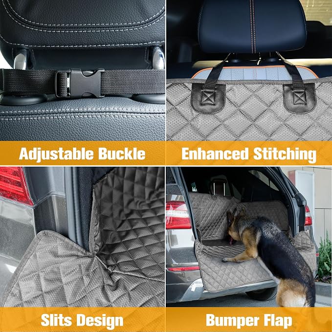 PETICON SUV Cargo Liner for Dogs, Waterproof Pet Cargo Cover Dog Seat Mat for - Image 5