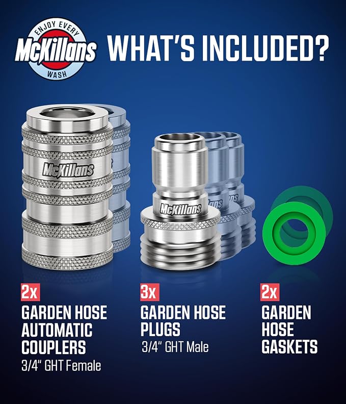 McKillans® 2025 Automatic Garden Hose Quick Connect - Image 4