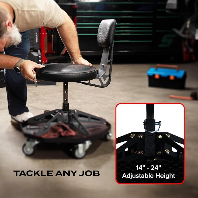 Vyper Robust Steel Sport Shop Chair - Image 7