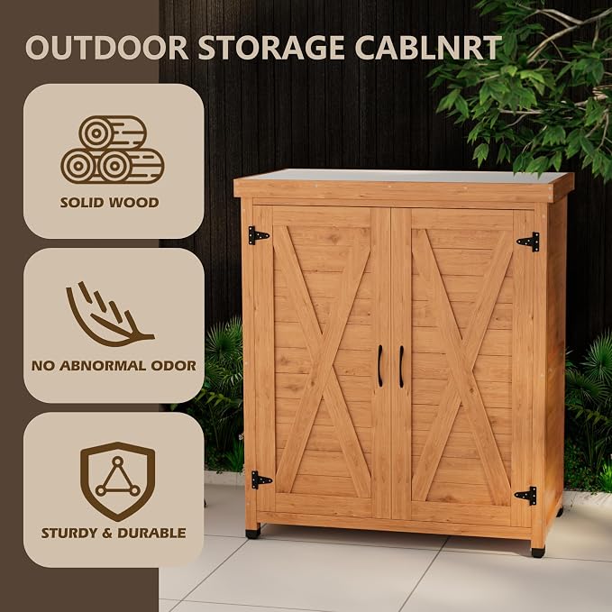 Outdoor Storage Shed Waterproof, Potting Shed - Image 5