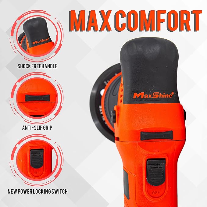 Maxshine M8S V2 Dual Action Polisher Car Detailing Kit - 1000W - Image 6