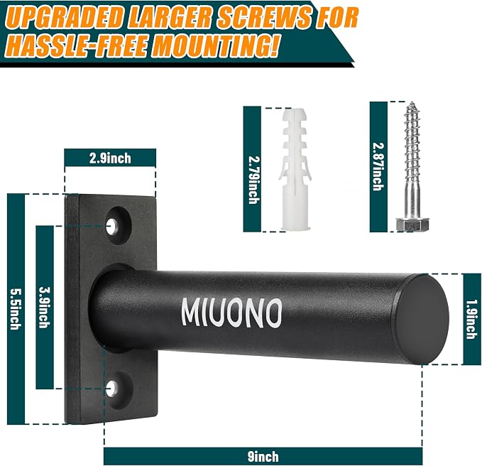 Weight Plate Holder, Wall Mounted Weight Rack Storage - Image 3