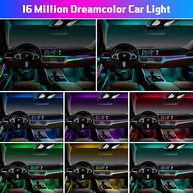 Acrylic Interior Car LED Strip Light RGB Dreamcolor 10 in1 - Image 4