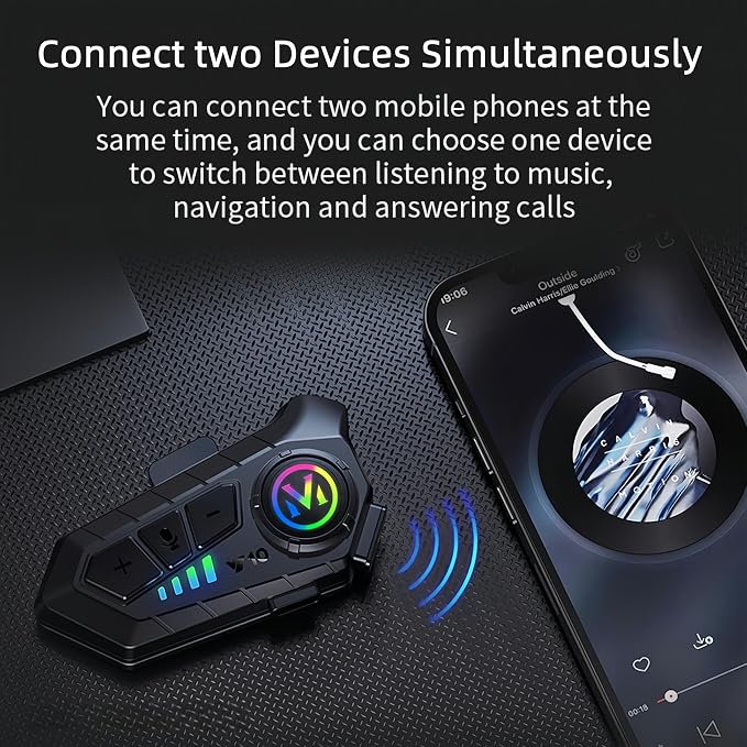 Motorcycle Helmet Wireless Headset Speakers - Image 6