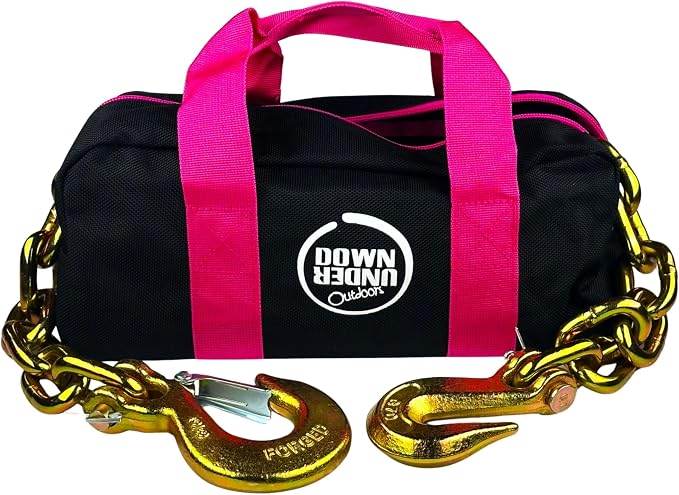 DOWN UNDER OUTDOORS Heavy Duty 3/8”x 10ft Grade 70 Recovery Log Chain, Deer Drag - Image 2