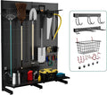 JWX Garage Pegboard Tool Organizer Free Standing, Organizer Storage Rack by JWX