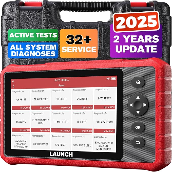 LAUNCH OBD2 Scanner CRP919X Lite, Active Tests & 32+ Reset Services by LAUNCH