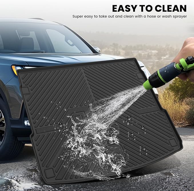 LASFIT Cargo Mat for Audi Q5/SQ5 2018-2025, Custom Fit All-Weather TPE Rubber - Image 6
