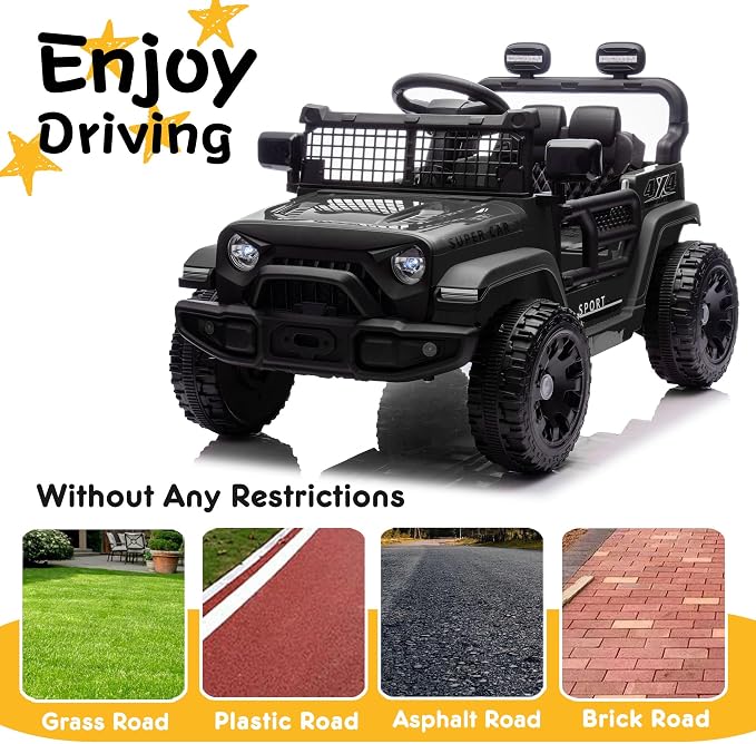 24V Ride on Toys with Parents Control, Ride on Truck Car with Four-Wheel - Image 5