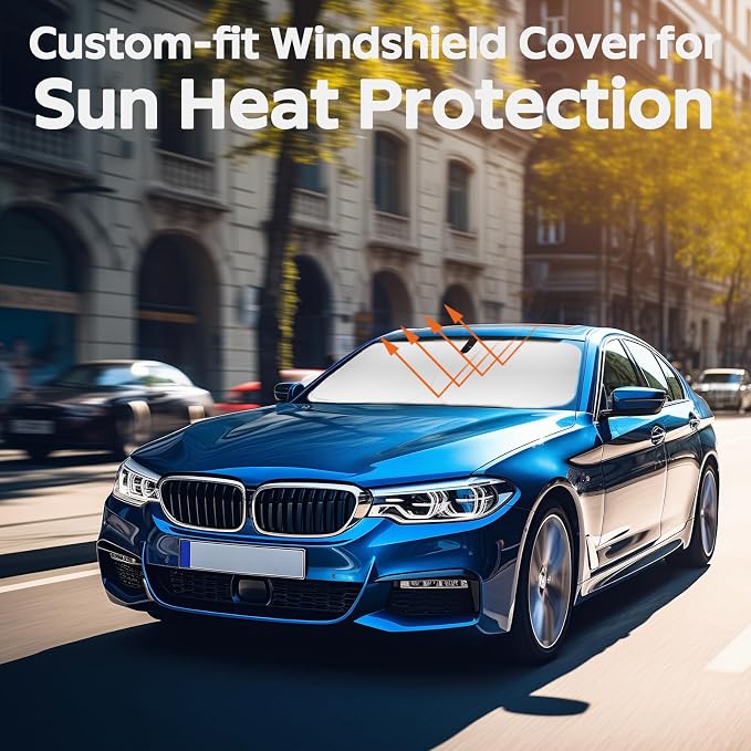 Windshield Sun Shade Sunshade Custom Fit - Image 4