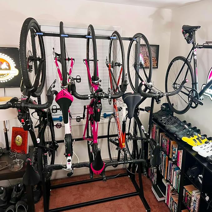 KAXIWEI Freestanding Bike Storage Rack，Vertical Bike Rack - Image 4