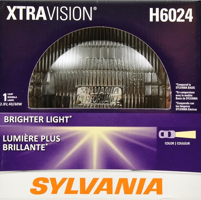 SYLVANIA H6024 XtraVision Halogen Sealed Beam Headlight PAR56, by Sylvania