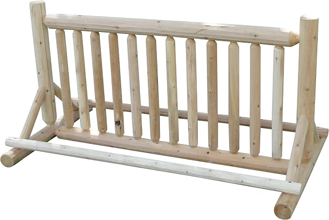 13-Place Bike Log Rack, Outdoor Bike Stand, Freestanding Bicycle Storage Racks by LogKayakRack