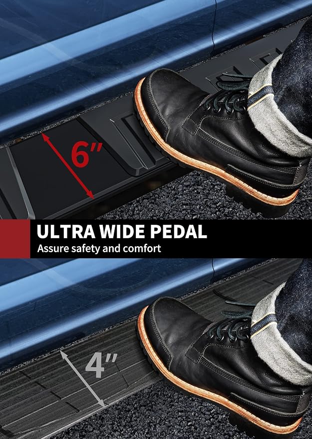 YITAMOTOR Running Boards 6 inches OE Style Aluminum Side Steps, Nerf Bars - Image 6