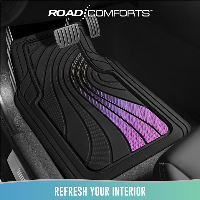Road Comforts Car Floor Mats Full Set – Front & Rear Car Floor Mats - Image 2