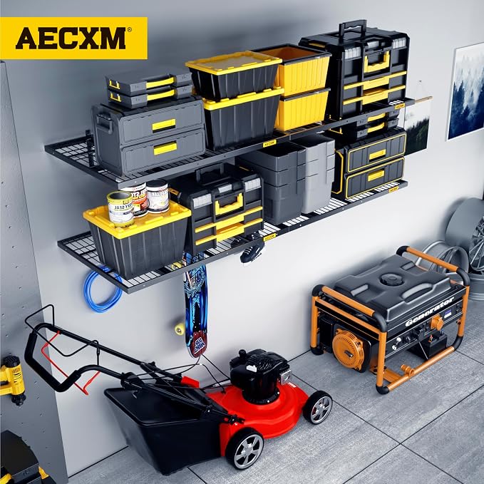1.64x4ft 4Pack Wire Shelving Unit Heavy Duty Garage Storage Shelves Wall - Image 2