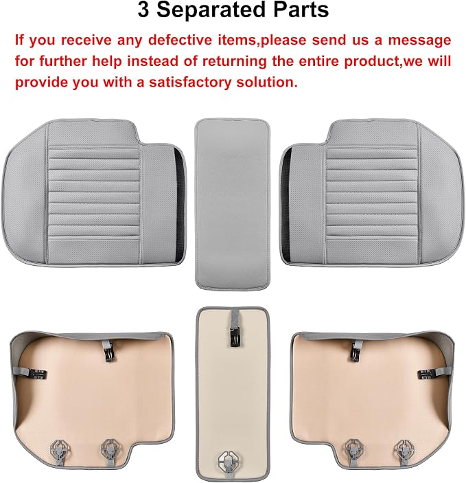 Back Seat Covers, Rear Seat Cushions, Auto Bench Protector - Image 5