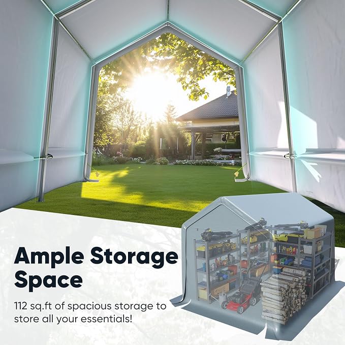Quictent Heavy Duty 8x10FT Carport Shelter - Image 3