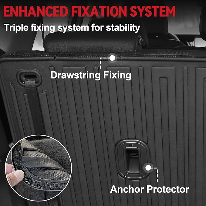 GALVAGNIATE Floor Mats for 2020-2024 2025 Hyundai Palisade 7-seat/8-seat Trunk - Image 7