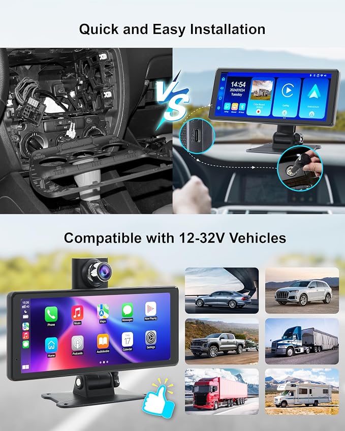 Wireless Car Stereo Carplay Screen - Image 8