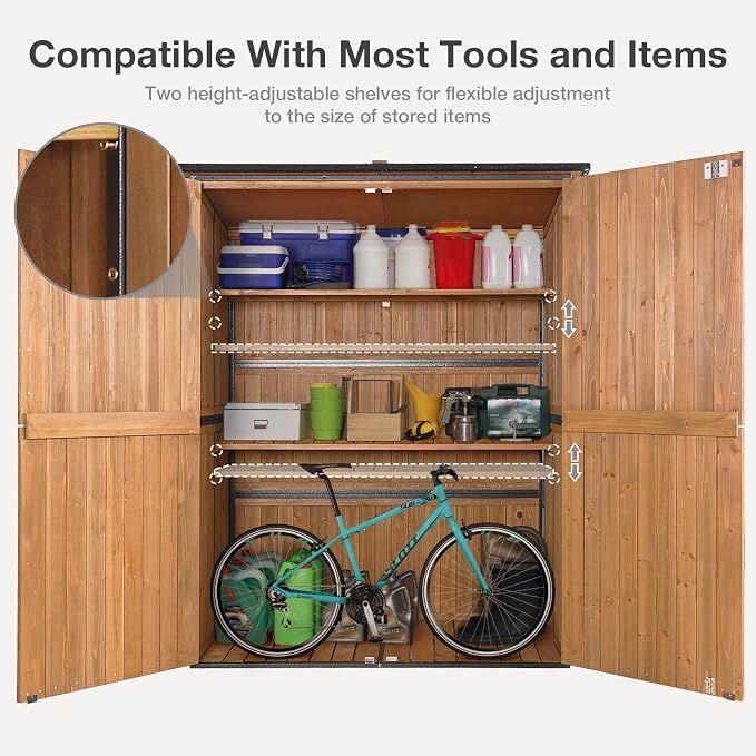 Outdoor Storage Shed with Floor - Image 4