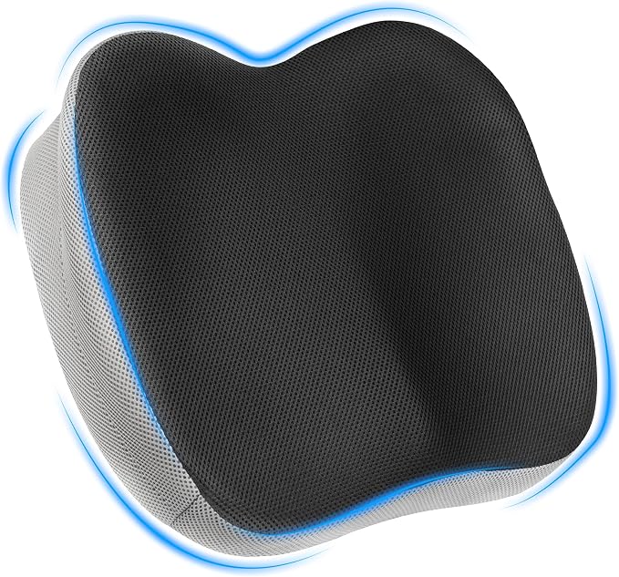 Car Seat Cushion, Ergonomic Memory Foam Car Cushion by Allaboutsla