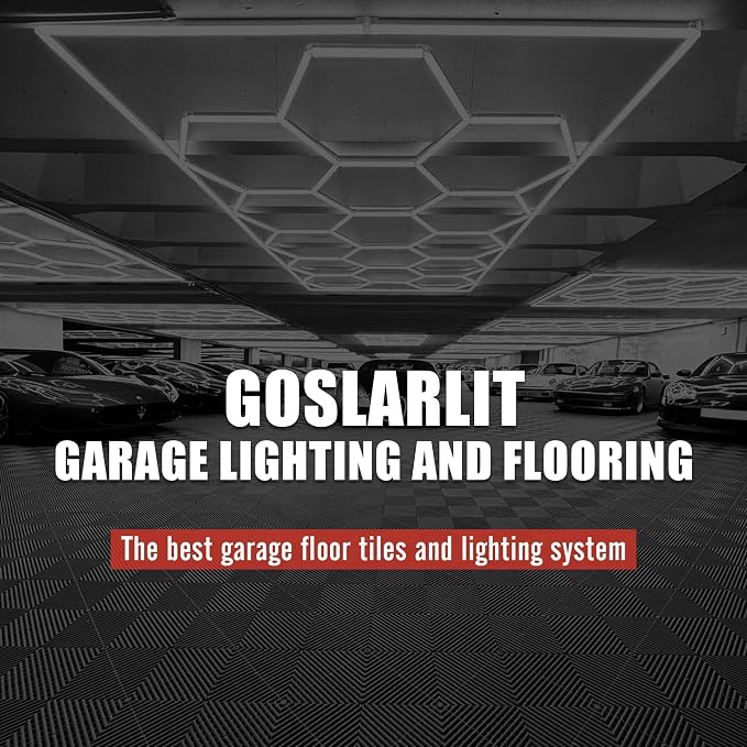 25PCS|15.7"x15.7" Garage Flooring Tiles, Non-Slip Interlocking Plastic Garage - Image 3