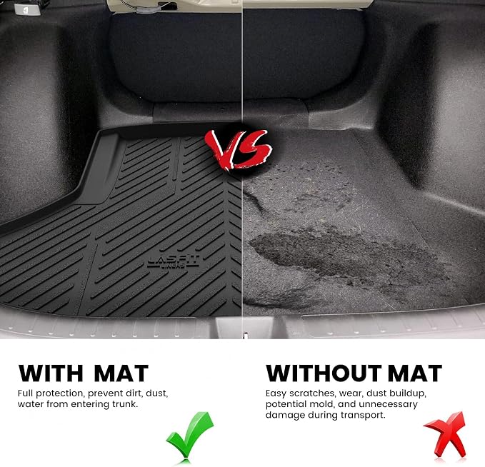 LASFIT Trunk Mat for Honda Civic Sedan 2022-2026 & Civic Sedan Hybrid 2025-2026 - Image 4