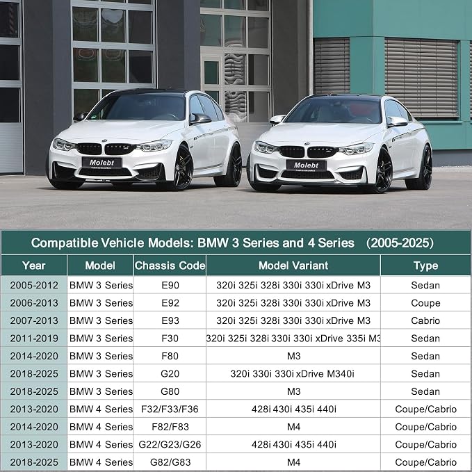 Coupe Car Cover Custom Fit for BMW 3 Series 4 Series M3 320i 325i 328i 330i - Image 7