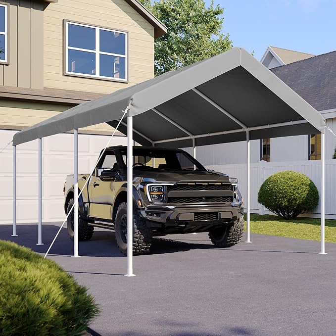 Aoxun 10x20 ft Heavy Duty Carport - Image 2