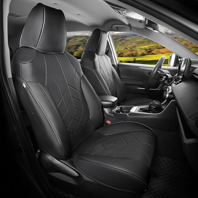 for Toyota RAV4 Seat Covers 2019 2020 2021 2022 2023 2024 2025 RAV 4 Prime & by FEINEPRO