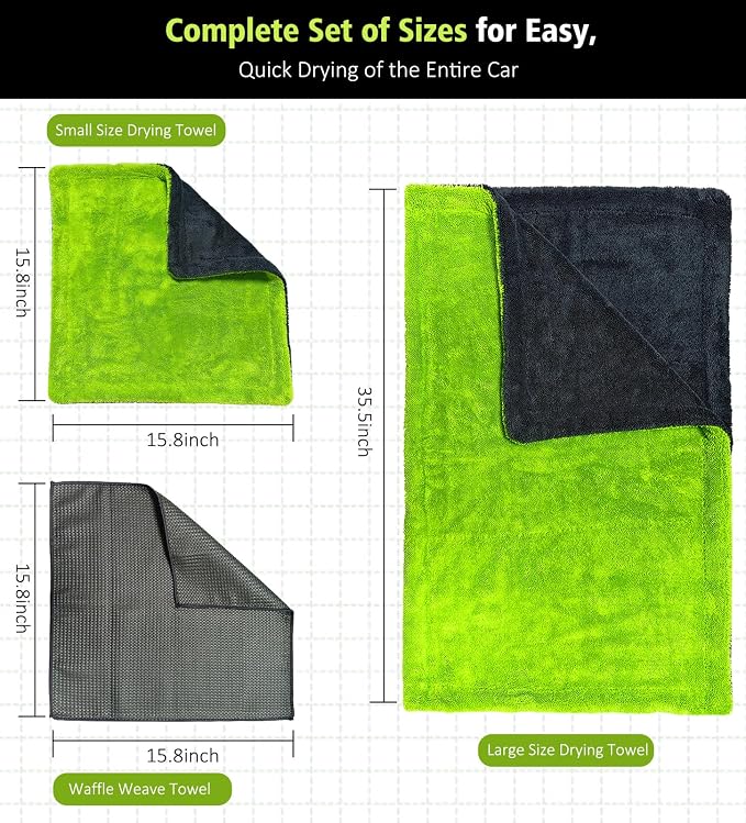3 Pack Microfiber Towels for Car Detailing - Image 2