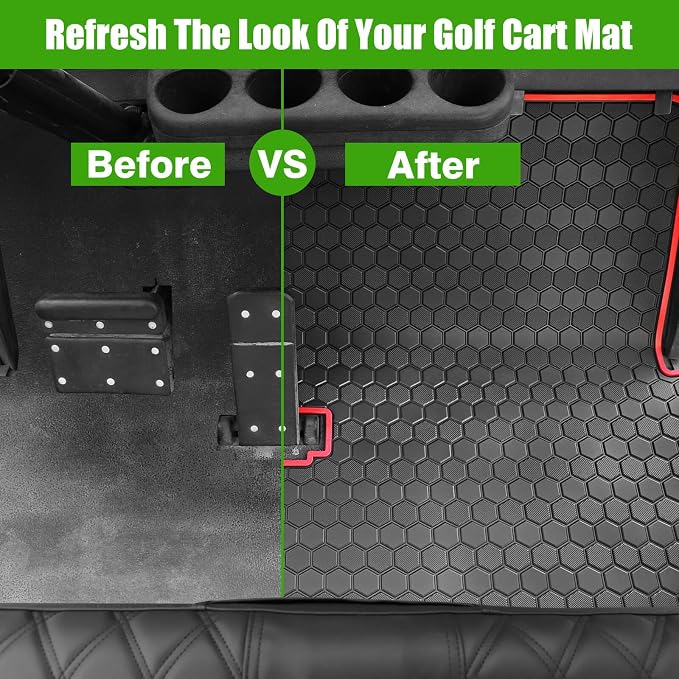 EZGO TXT Golf Cart Full Coverage Floor Liner Mat, fits EZGO TXT, Express S4 - Image 6