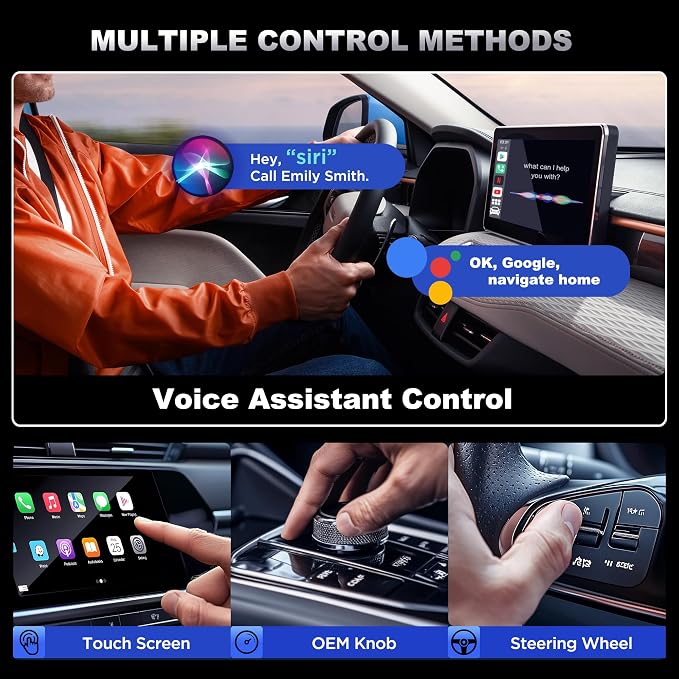 3-in-1 Wireless CarPlay Adapter & Android Auto Wireless Adapter, Plug & Play - Image 6