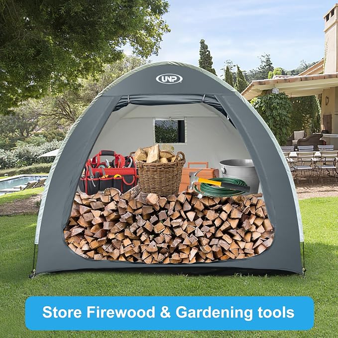 UNP Bike Storage Shed Tent, Portable Outdoor Bike Storage Tent - Image 7