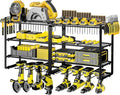 Metal Power Tool Organizer, Space-Saving Wall-Mounted Power Tool Rack, Holds 8 by Unknown