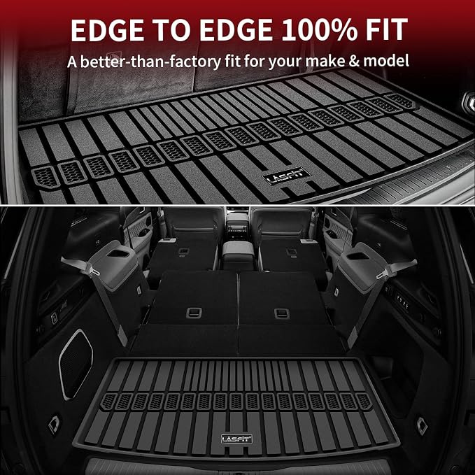 LASFIT Trunk Mat for Jeep Grand Cherokee L 2021-2025 6-Passenger and - Image 7