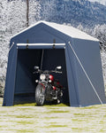 6x6 FT Motorcycle Shed, Durable Outdoor Motorcycle Storage Tent by Unknown