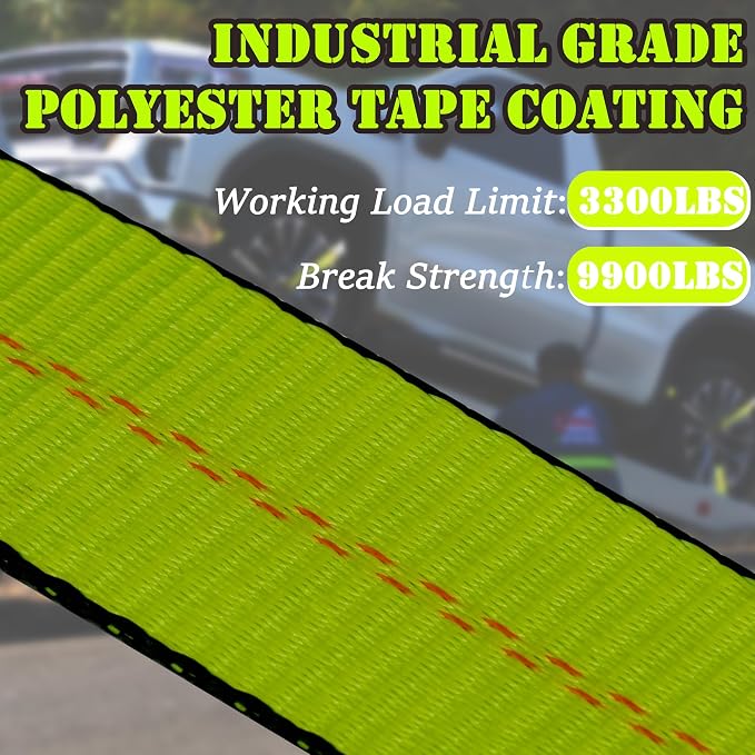 4 Pack Car Tie Down Straps for Trailers - Image 5