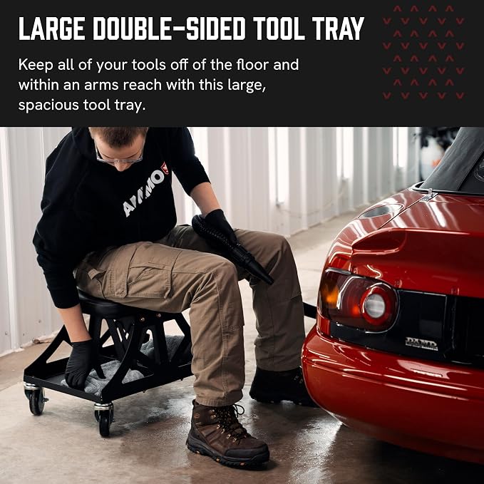 Vyper Low Pro Garage Stool - Image 8