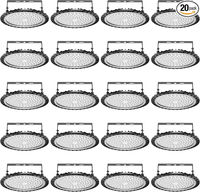 Viugreum High Bay LED Shop Lights, 500W UFO LED High Bay Light 50, 000LM 120V by Viugreum