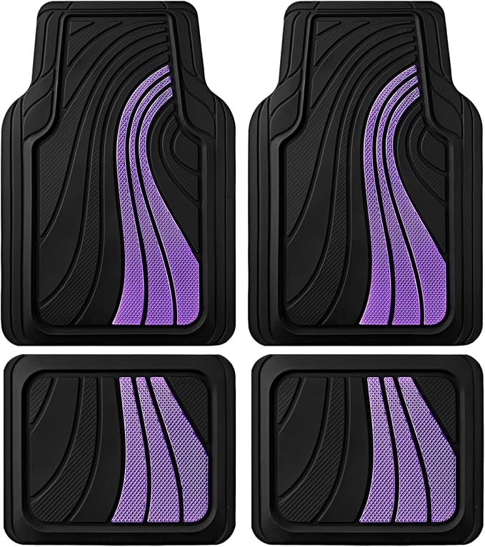 Road Comforts Car Floor Mats Full Set – Front & Rear Car Floor Mats by RoadComforts