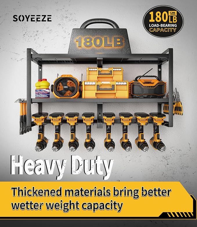 SOYEEZE Power Tool Organizer & Storage Wall Mount - Image 2