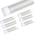 6 Pack, 8FT LED Shop Light Fixture, 144W 18500LM 5000K, Daylight White by DOUYIDOUBEST-LEDLIGHTING