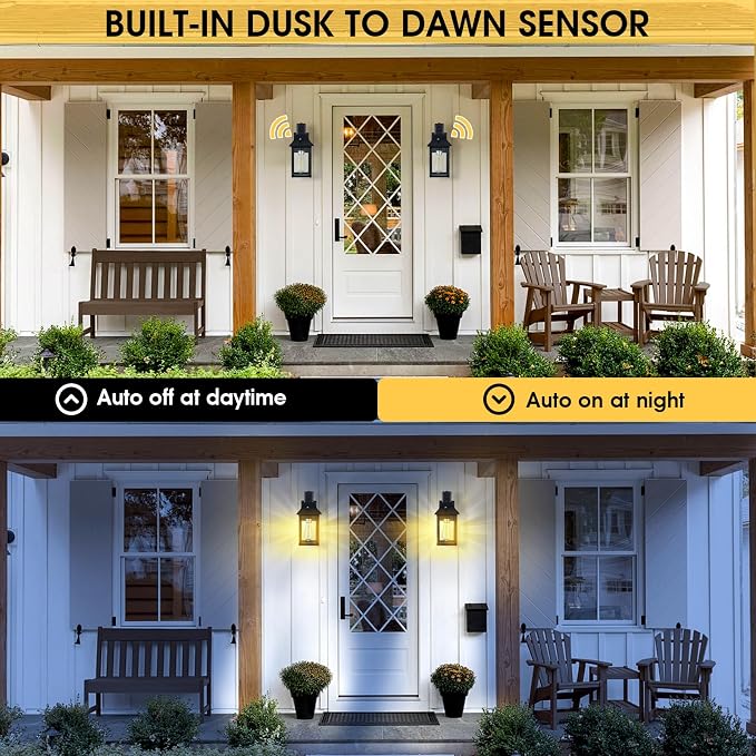 2PACK Bluetooth Speaker Outdoor Wall Lights - Image 6