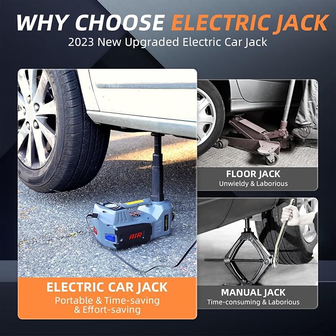 STANDTALL Electric Car Jack Kit 5T 12V Electric Floor Jack Lift - Image 5