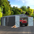 Metal Garage Shed 20x13 FT, Sheds & Outdoor Storage Clearance, Outdoor Storage by Jaxenor